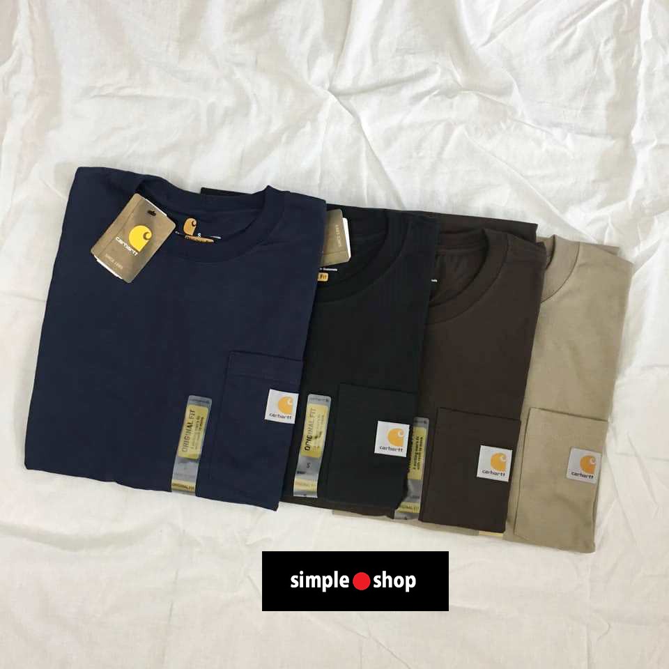 【Simple Shop】Carhartt Pocket K87 短袖 素面 重磅 6.75oz 卡哈 口袋短袖