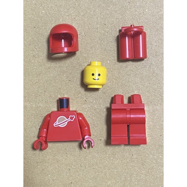 LEGO 樂高 人偶 紅色 太空人 Creator 10497