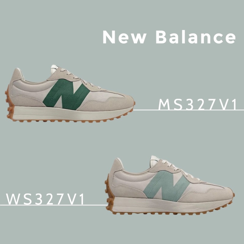 【 Hong__Store 】New Balance MS327HR1 WS327HG1 327 森林綠 湖水綠 綠