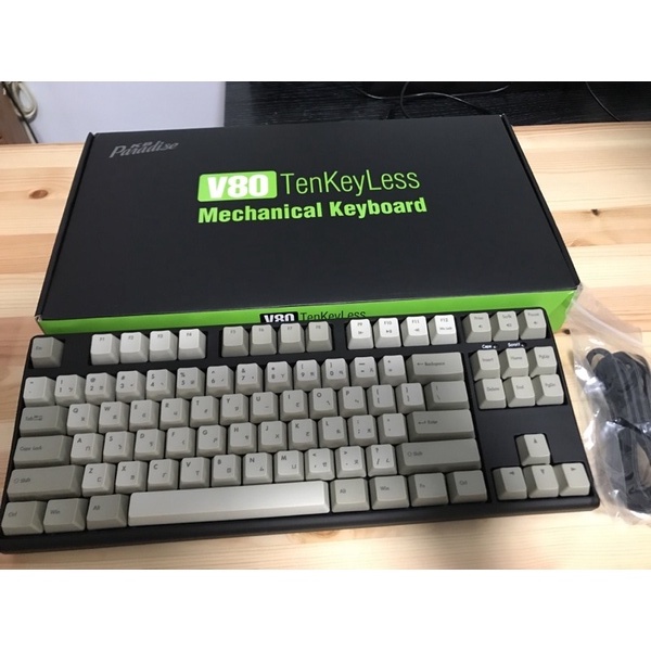 二手機械鍵盤 KBP V80TKL ,ALPS一字軸系列2021年最終版 ,無背光
