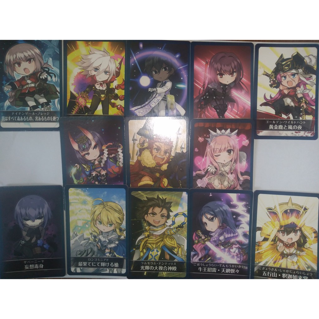現貨 雜誌附錄fgo花牌b列 Fate Ace 寶具花札斯卡哈酒吞童子源賴光拉二迦爾納 5308商店 蝦皮購物