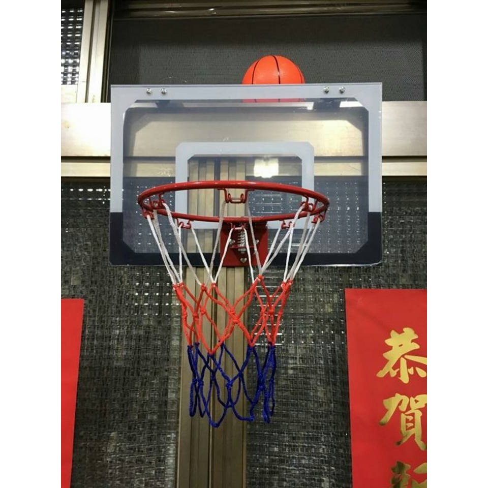 原價1190 籃球 掛門板 (贈球+打氣桶)小籃板 小籃框 籃球板 籃球框 兒童 運動 庭院 居家