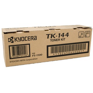 【降價大優惠】Kyocera FS-1100 黑色原廠碳粉匣 TK-144