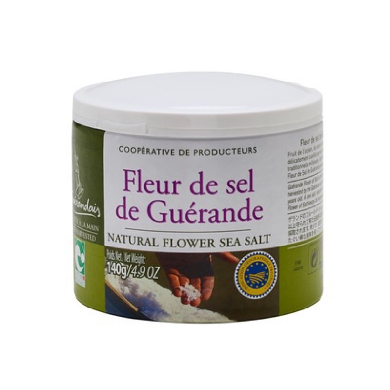 法國葛宏德鹽之花(罐裝) FLEUR DE SEL DE GUERANDE 140g