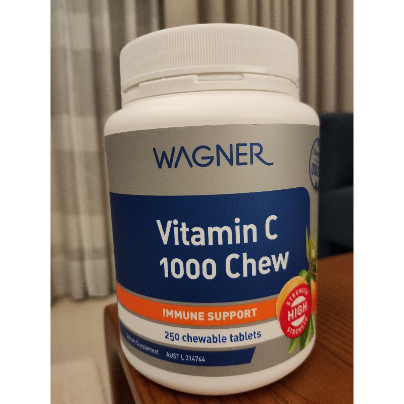 Wagner 高單位1000mg/維他命C咀嚼錠/250錠