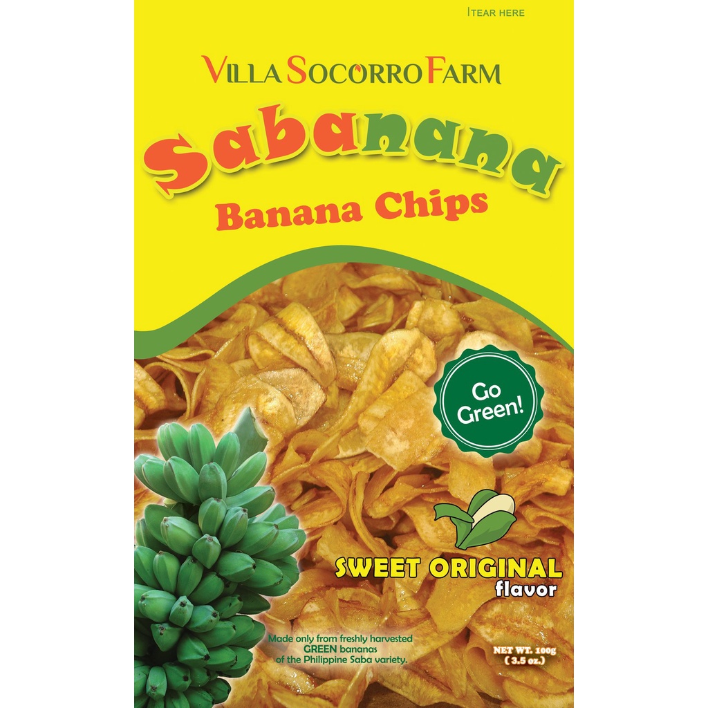 【老夥伴】菲律賓 Villa Socorro Farm 香蕉脆片