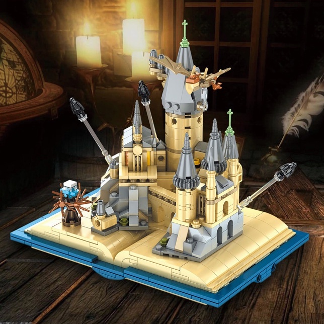樂高哈利波特霍格華茲魔術城堡書 13010 磚塊模型玩具生日禮物兼容樂高套裝