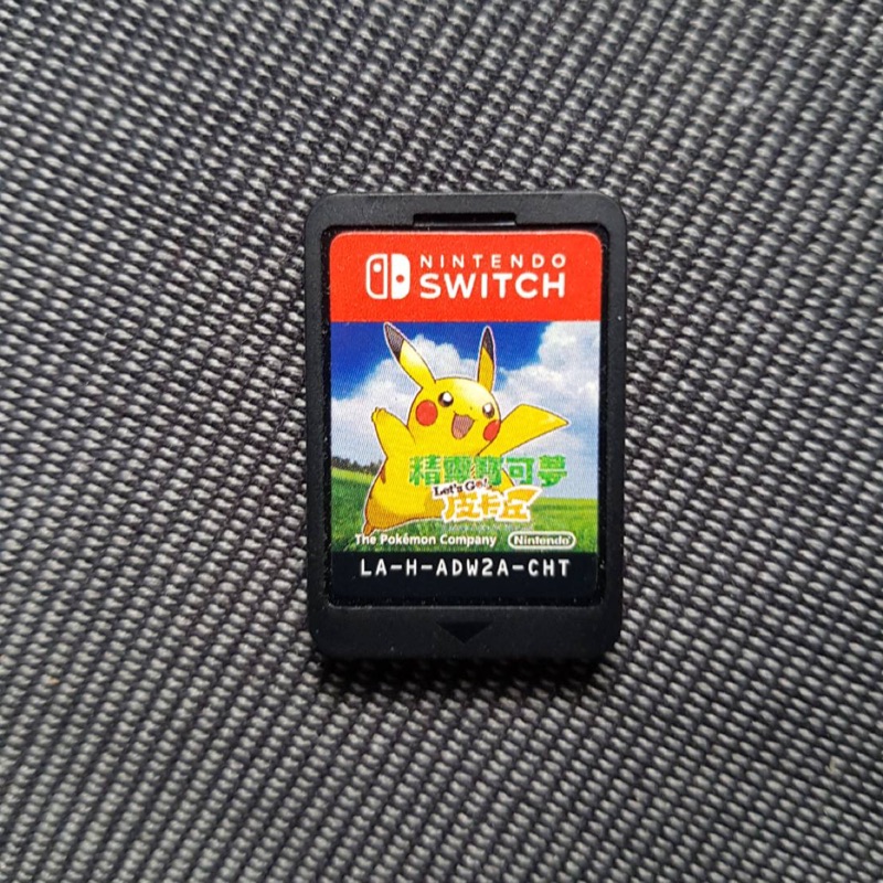 二手Switch 精靈寶可夢皮卡丘 遊戲片 無盒