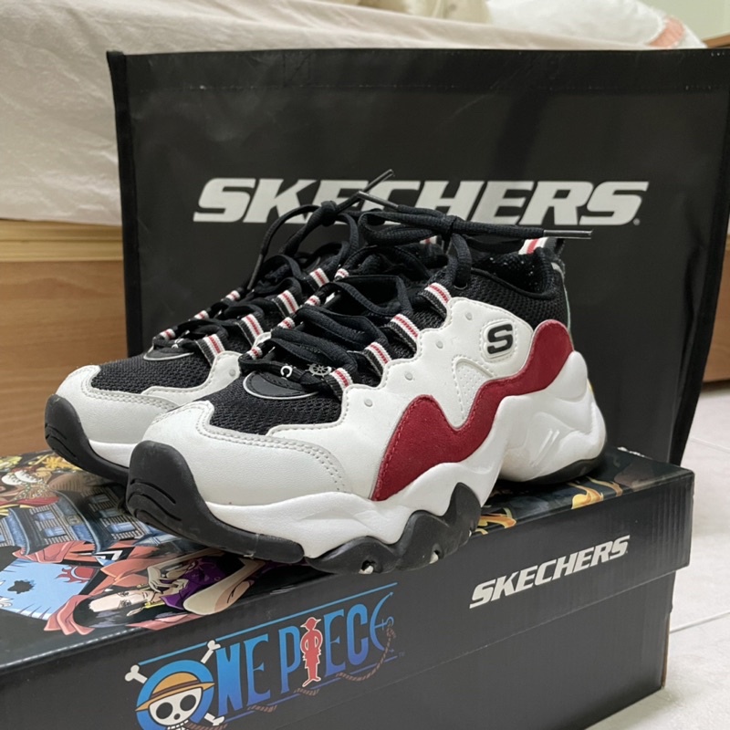 Skechers D'LITES 3.0-ONE PIECE 黑鬍子 聯名款