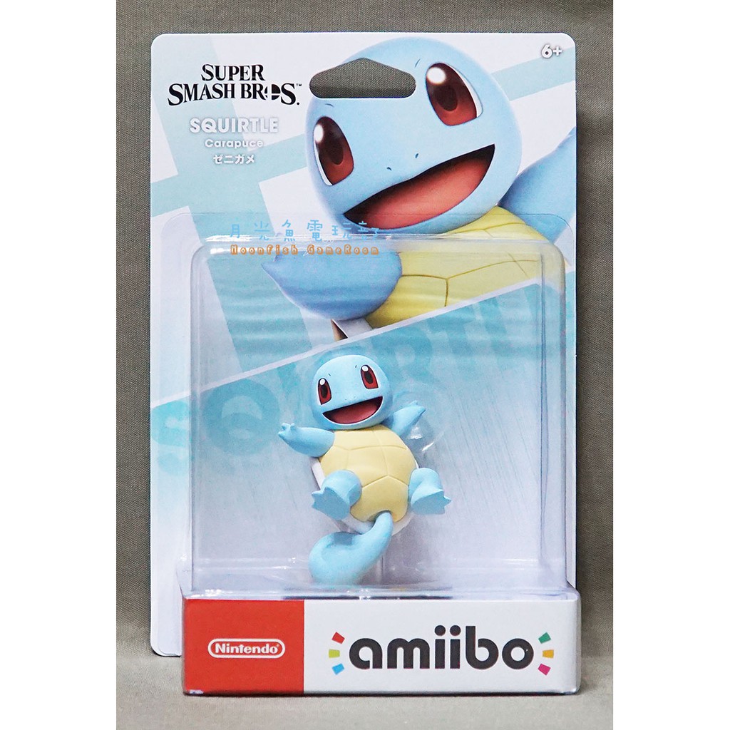 【月光魚 電玩部】全新現貨 amiibo SQUIRTLE 傑尼龜 任天堂明星大亂鬥 神奇寶貝 精靈寶可夢 3DS NS