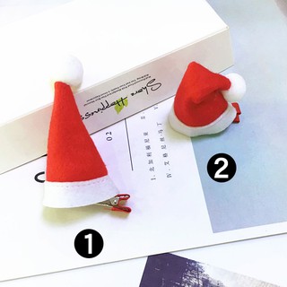 [現貨] 立體聖誕節髮夾 / 聖誕帽髮夾 / 耶誕寶寶髮夾