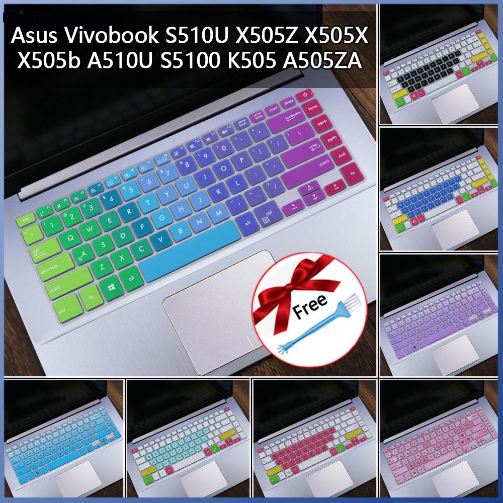 【3cmuse】帶鍵盤刷筆記本電腦鍵盤蓋貼紙保護套和皮膚 Asus VivoBook s510u x505z x50