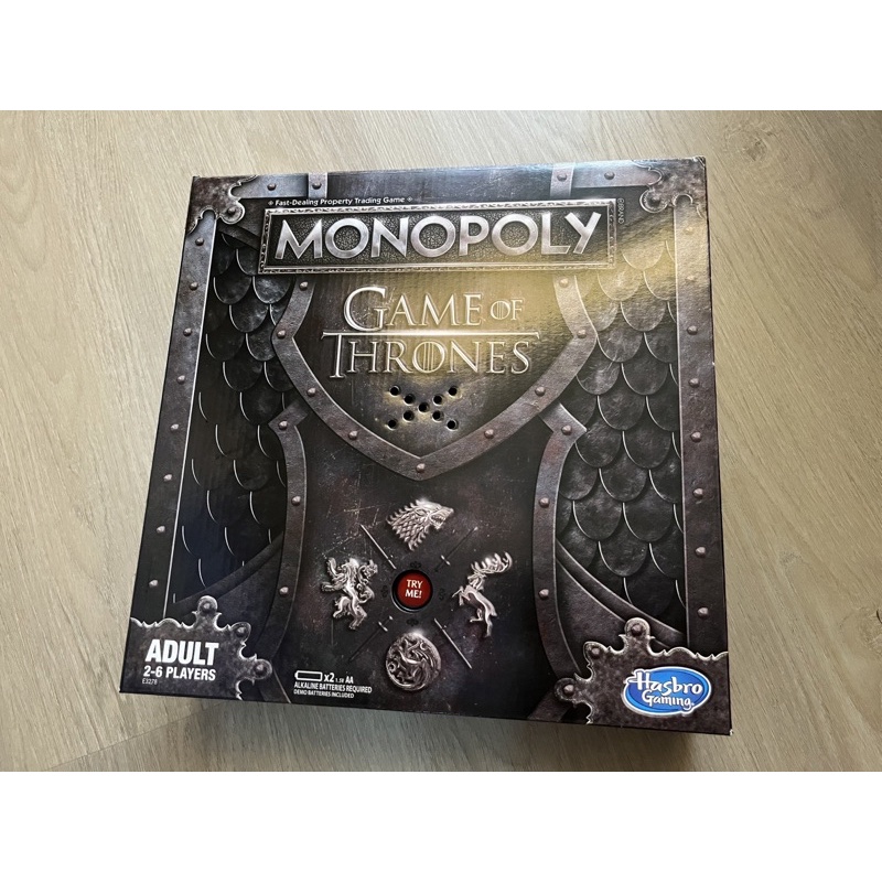 地產大亨 Monopoly x HBO Game of Thrones 冰與火之歌：權力遊戲 聯名桌遊 大人版 現貨