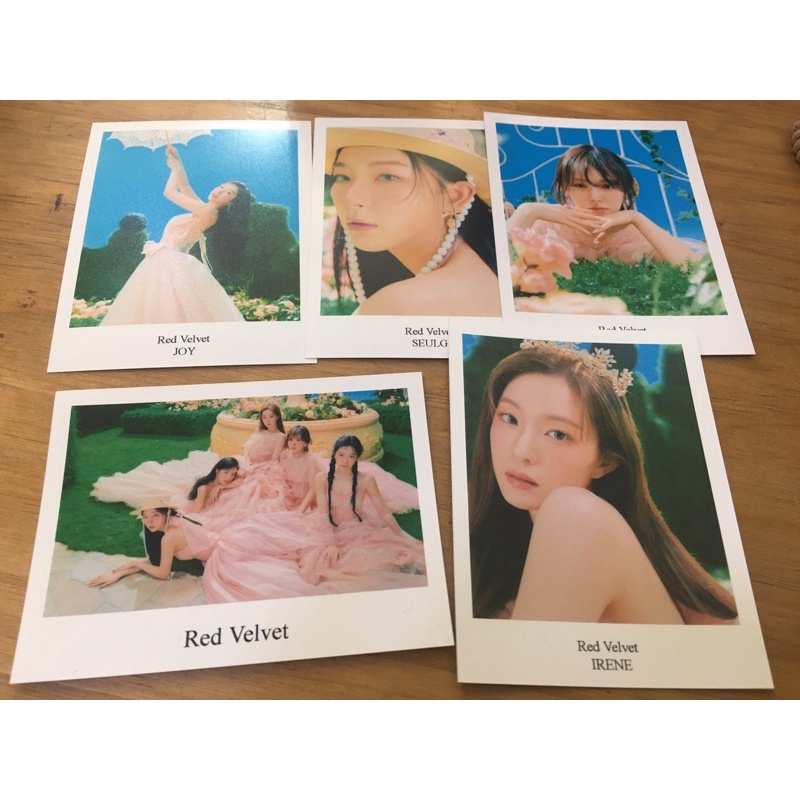 【換】Red Velvet 五大特典拍立得照片 Feel My Rhythm Irene Wendy 瑟琪 Joy