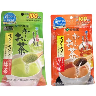 日本伊藤園 加入抹茶的 綠茶粉 烘焙茶粉 50杯 100杯份量【新鮮貨-特販屋】
