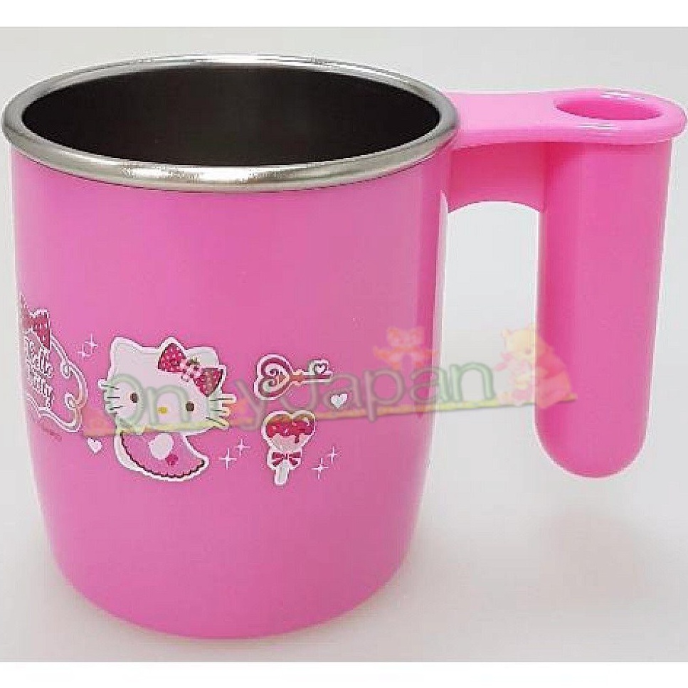 韓國限定 424806 凱蒂貓kitty 不鏽鋼牙刷杯 甜點 牙刷杯 水杯 杯 漱口 牙刷 架 漱口杯 兒童 幼兒園