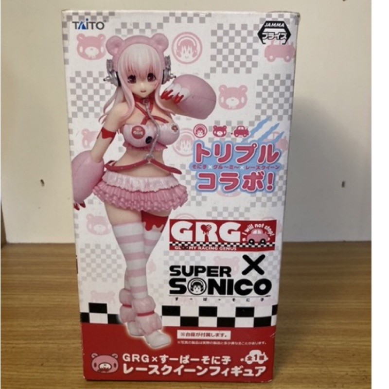 【日版正版】Taito 超級索尼子 Super Sonico 暴力熊 聯名款 景品公仔