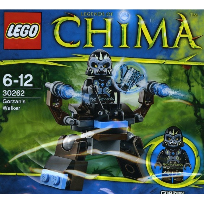 LEGO 樂高 30262 猩猩裝甲 人偶+載具 神獸傳說 CHIMA  Gorzan''''s Walker