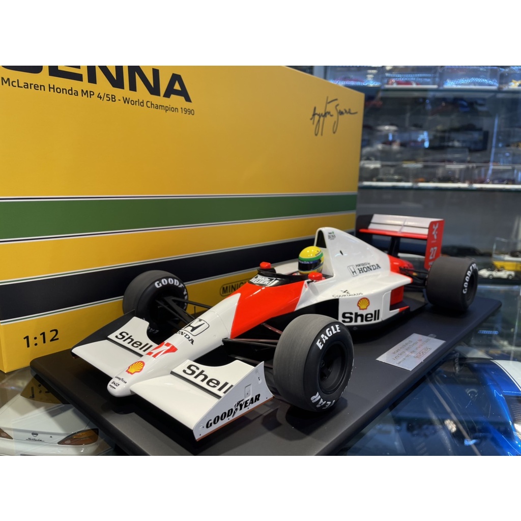 吉華科技@ 1/12 MINICHAMPS McLaren Honda Mp4/5B Ayrton Senna