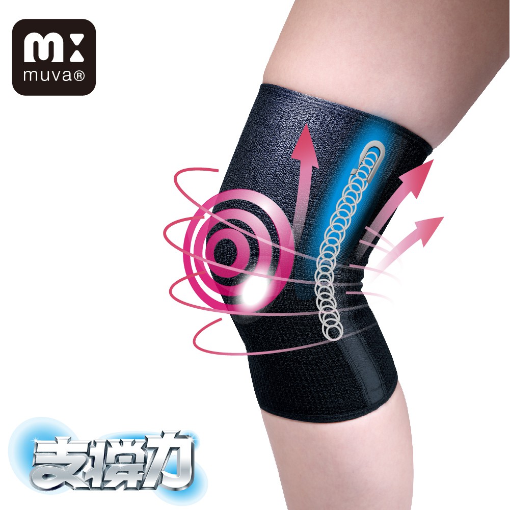 muva遠紅外線專業支撐護膝(醫療級)-單支入(M號~XL號)