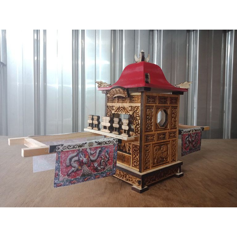 泓展工藝坊 小神轎文轎大轎神轎模型轎迷你神轎模型神轎模型廟會模型袖珍武轎小武轎花甘路史