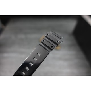 凸型18mm錶帶黑色橡膠錶帶～電子錶石英錶不鏽鋼製表扣 可替代 MRW-200H 原廠表帶or其他品牌相同規格表帶