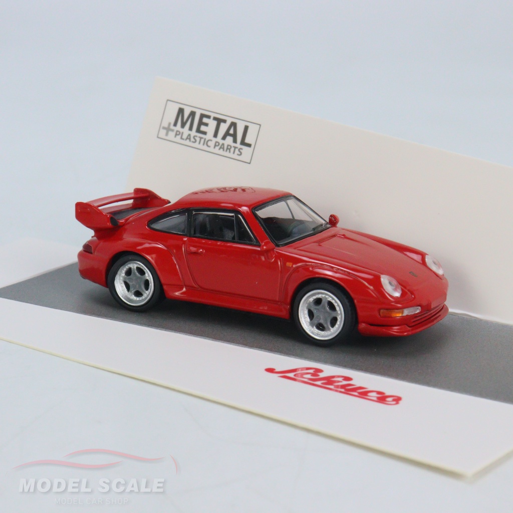 【模例】Schuco 1/64 Porsche 911 (993) 紅色