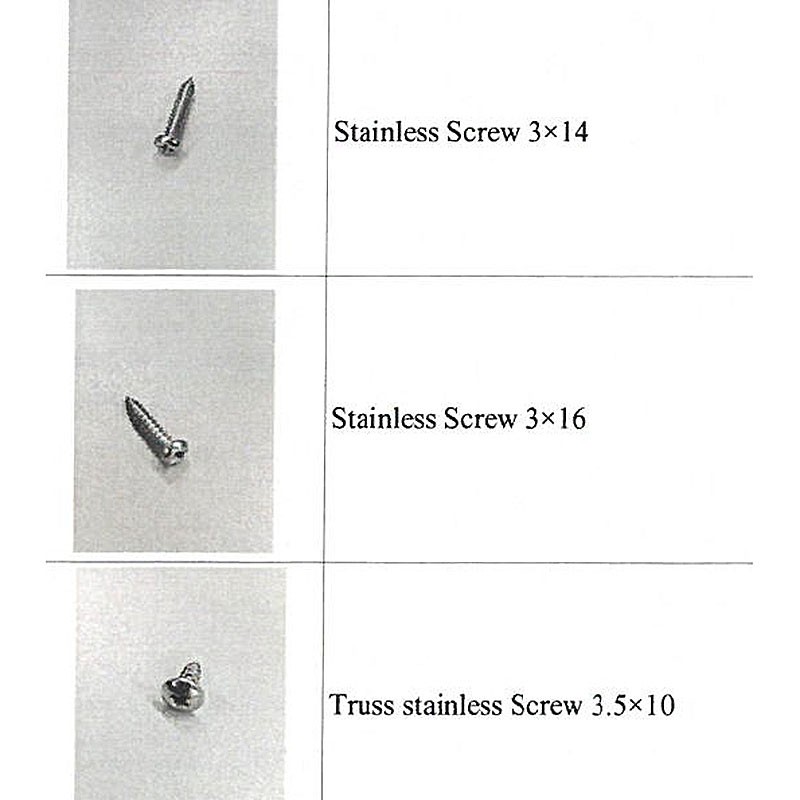 中壢鴻海釣具《SHINWA-伸和日本製》冰箱零件 stainless Screw 螺絲 (尺寸內詳~~~)