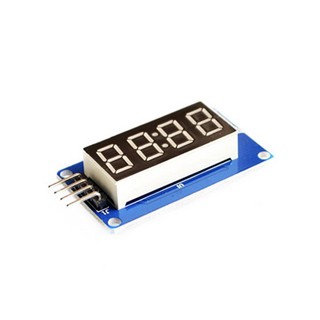 【樂意創客官方店】《附發票》Arduino 4位數字顯示模組 帶時鐘點 LED亮度可調 TM1637驅動 七段顯示器