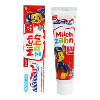 德國 DM Odol med 3 汪汪隊牙膏 兒童牙膏 初級牙齒 溫和薄荷 2~5歲 50ML