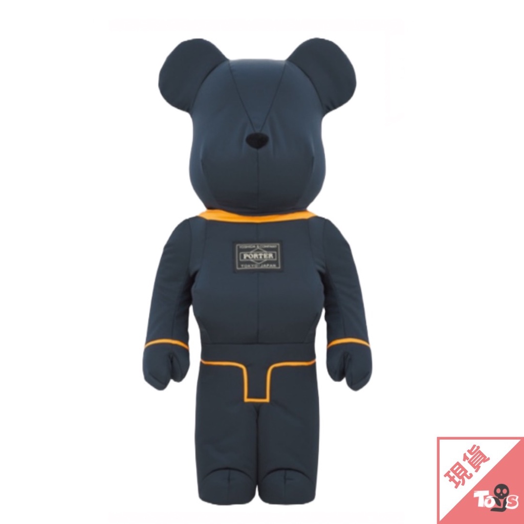 BE@RBRICK 庫柏力克熊 PORTER TANKER IRON BLUE Special Edition 1000