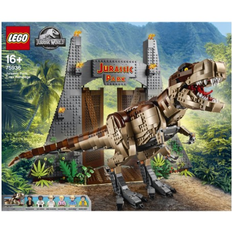 LEGO 75936 侏儸紀世界系列 侏羅紀公園霸王龍橫衝直撞