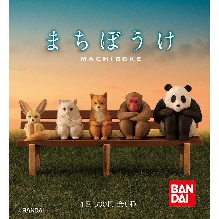 現貨 BANDAI 等待中動物公仔 等待動物 等候動物 等待 動物 轉蛋 扭蛋 熊貓 柴犬