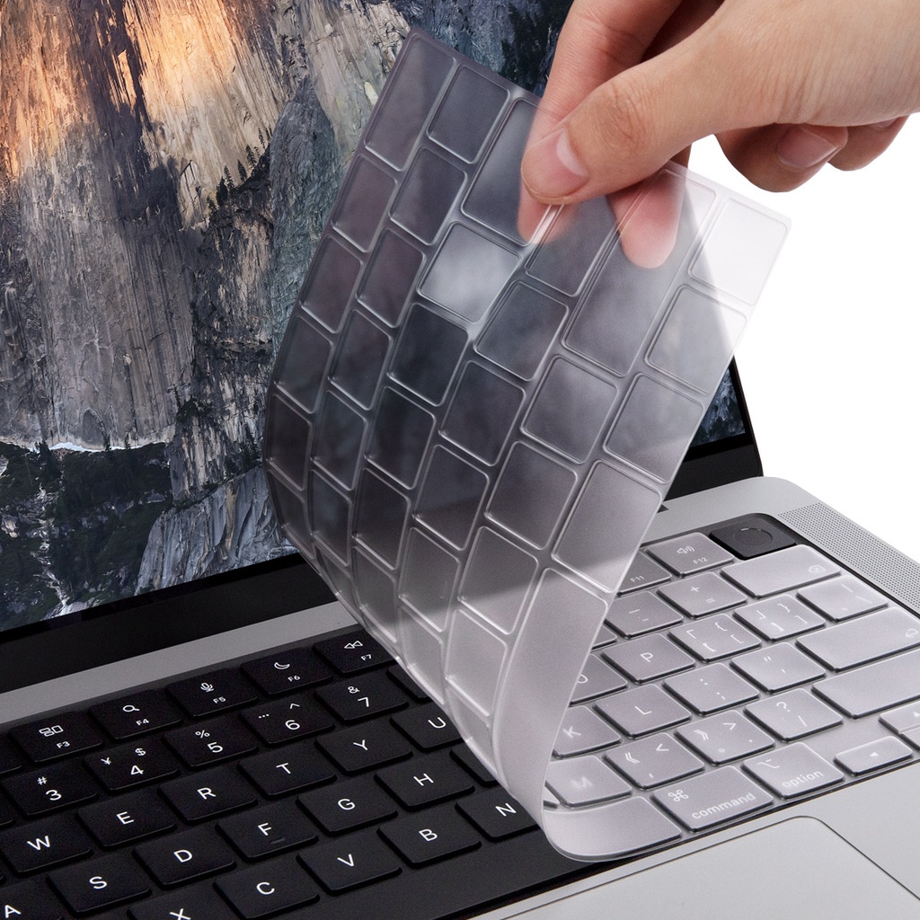 TPU透明鍵盤膜Macbook Pro14 16 M3 M1 2024 Air 15 13 M2 鍵盤保護膜防水防塵全透