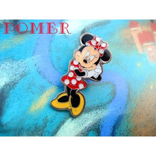 ☆POMER☆ 日本東京迪士尼樂園帶回 正品已絕版 可愛迷人的米妮 Minnie Mouse 金屬別針胸針徽章