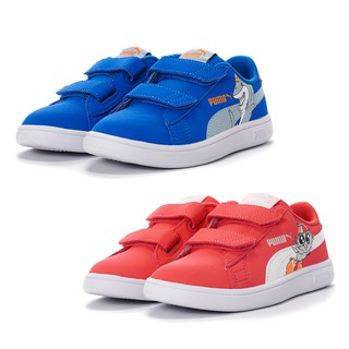 PUMA Smash v2 Lil V PS 兒童運動鞋 休閒鞋 童鞋 魔鬼氈 38090401 38090403