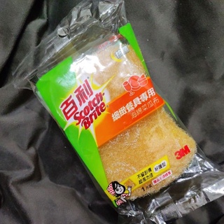 3M 百利 細緻餐具專用 清潔 海綿 菜瓜布 五金百貨
