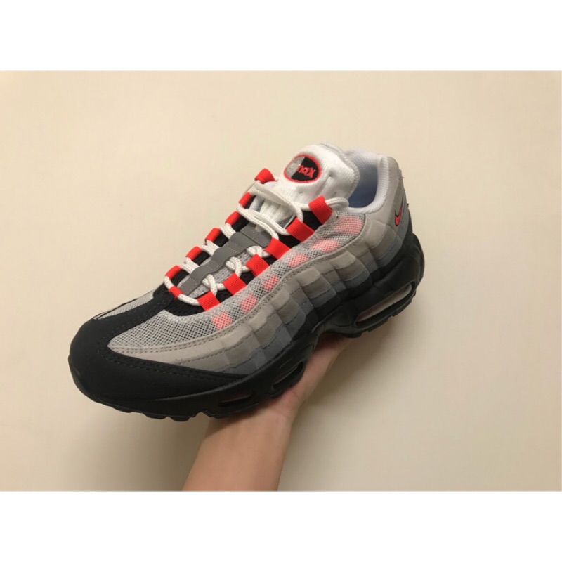 NIKE AIR MAX 95 SOLAR RED OG  全新 男女 附購買發票（非m990 v2 993 yeezy