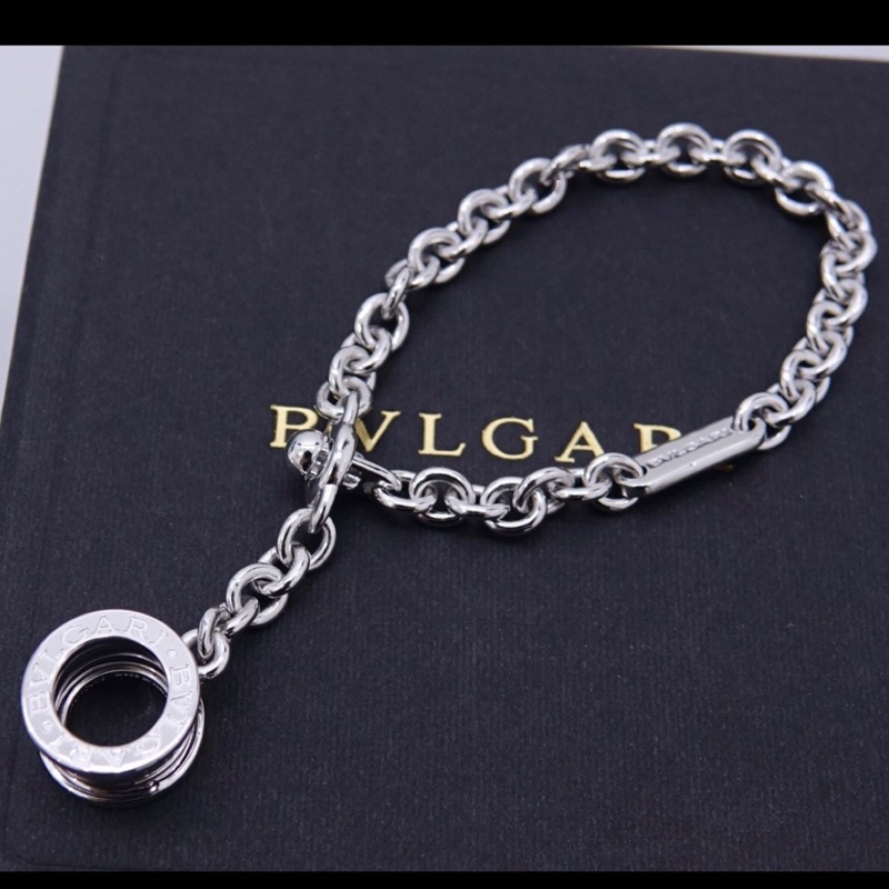真品Bvlgari 寶格利 b zero1 925純銀吊飾，鑰匙圈，手鍊