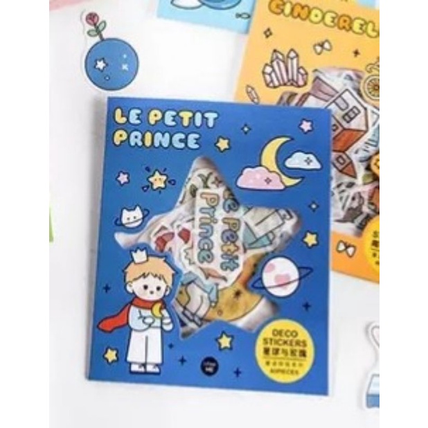 星球與玫瑰小王子童話探險可愛貼紙包
