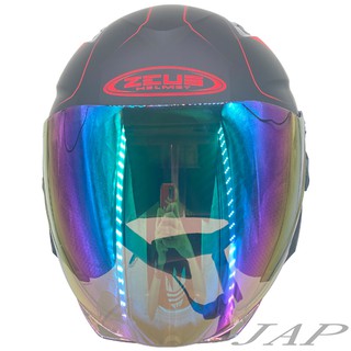 瑞獅 ZEUS 613B 613A 電鍍五彩 半罩原廠專用安全帽 原廠鏡片《遠古騎士》