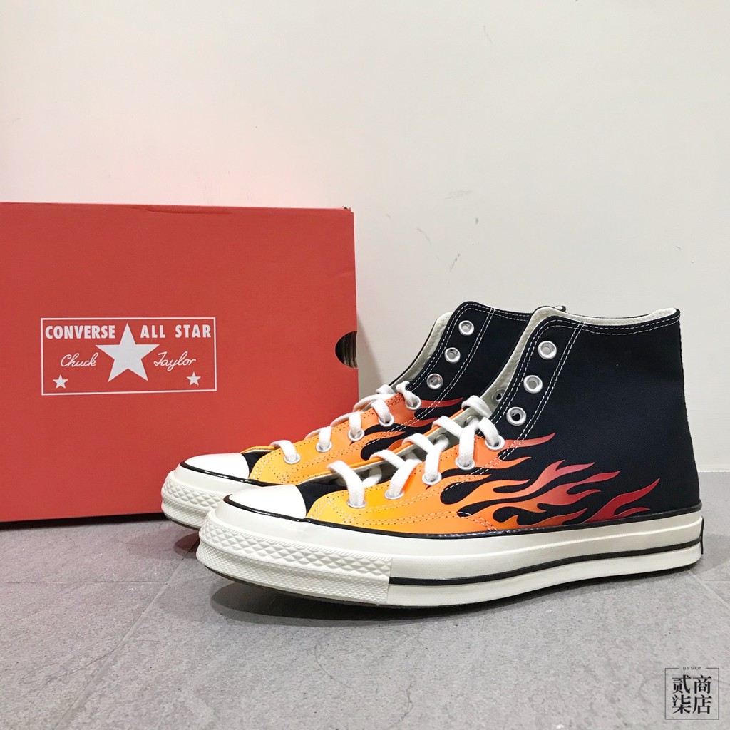 (貳柒商店) Converse Chuck Taylor 1970s 70s 男女款 火焰 高筒 帆布鞋 165024c