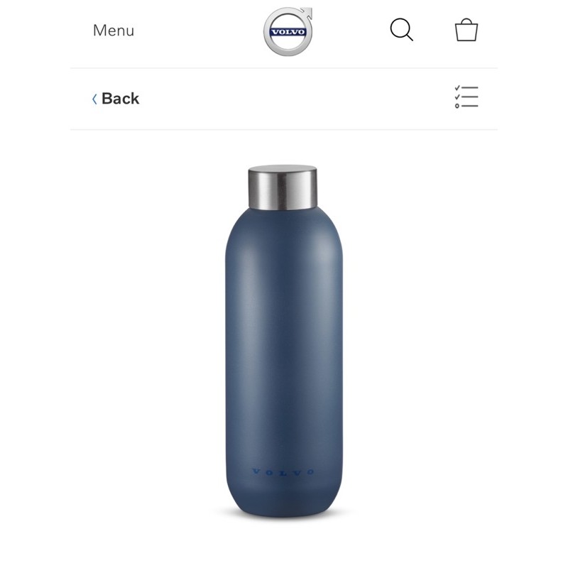 Volvo原廠聯名款式保溫瓶/Stelton保溫瓶/黑色全新未用