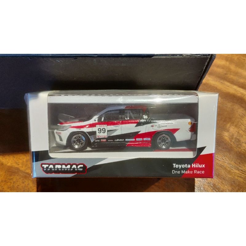 Tarmac Works 1/64 模型車 貨櫃限定 Toyota Hilux one make race