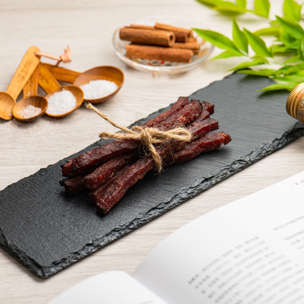 【圓頭肉乾】手作金牛條-香辣口味｜金門牛肉做的圓頭肉乾
