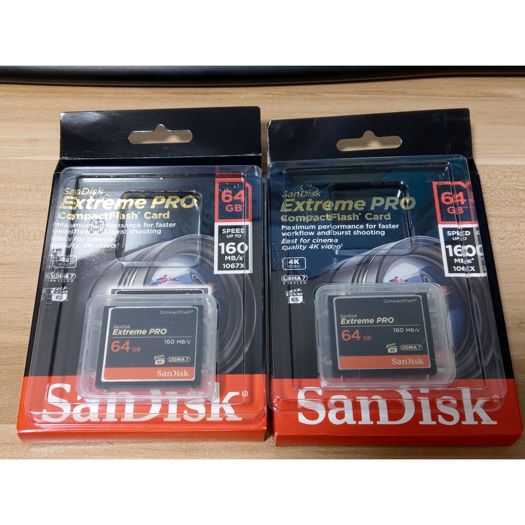 SANDISK 64G Extreme Pro CF 160MB/S 記憶卡(限shiun9685下標)