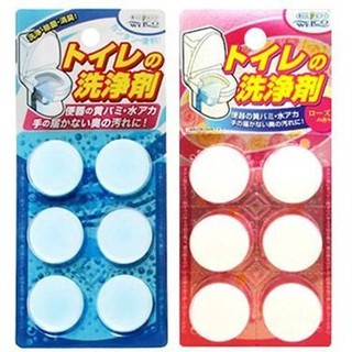 （停產中）日本製WELCO馬桶便座除污去垢消臭除菌髒污發泡清潔錠6入