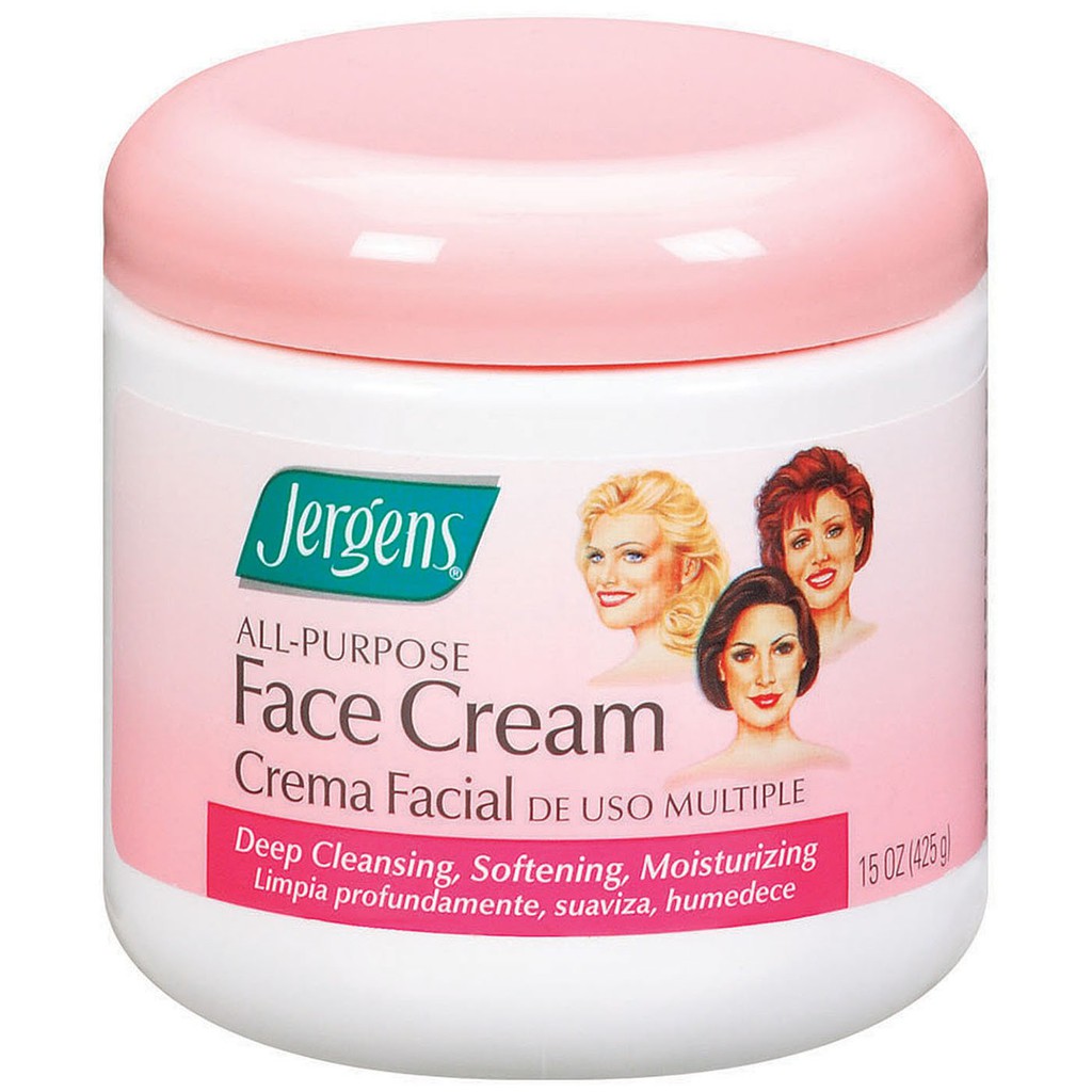 Jergens All Purpose Face Cream 多功能深層清潔卸妝按摩霜 425g 【Sunny Buy】