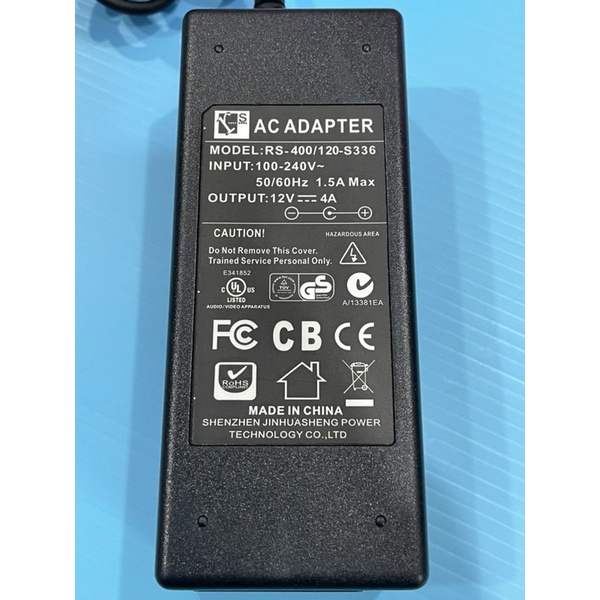 二手 電源供應器 12V 4A 48W AC Adapter RS-400