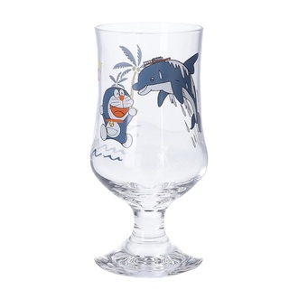 未來百貨 廚房、餐具系列 - 哆啦A夢 享受夏天款 玻璃杯